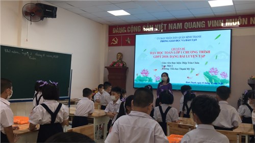 Chuyên đề Toán 1 tại trường NĐC (GV và HS trường Thạnh Mỹ Tây thực hiện)
